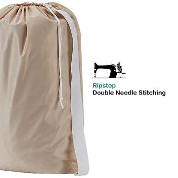 HOMEST Extra Large Nylon Laundry Bags for All Occasions