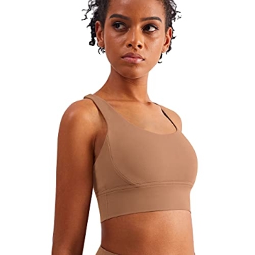 JNVNI Women's Strappy Sports Bra for Fitness and Yoga