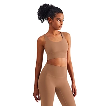 JNVNI Women's Strappy Sports Bra for Fitness and Yoga