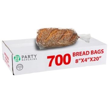 Durable & Heavy-weight Bread Bags 8x4x20 700-Count