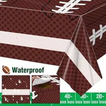 Cokoness Football Party Tablecloths for Game Day
