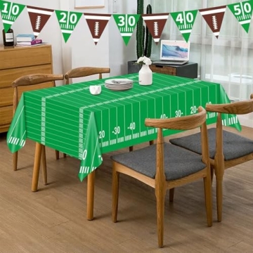 Cokoness Football Party Tablecloths for Game Day