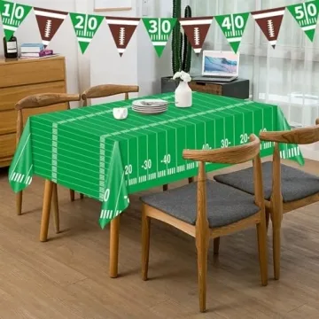 Cokoness Football Party Tablecloths for Game Day