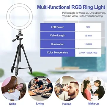 EMART 10" Ring Light for Photography and Live Streaming