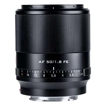 VILTROX 50mm f/1.8 F1.8 e Mount Full Frame Lens, Autofocus Lens for Sony e Mount a7iv a7iii a7c a7s iii a7r iv a6400 a6600