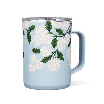Corkcicle Floral Insulated Mug - 16 oz Travel Tumbler