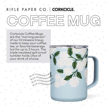 Corkcicle Floral Insulated Mug - 16 oz Travel Tumbler