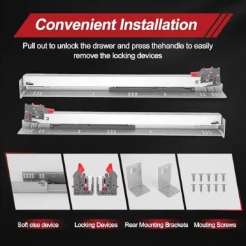 Top-Quality ZHUOJUN Soft Close Drawer Slides