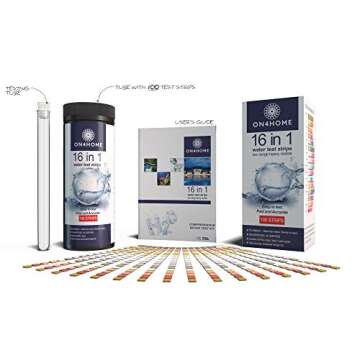 ON4HOME 16-in-1 Water Test Strips for Safe Drinking Water