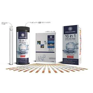 ON4HOME 16-in-1 Water Test Strips for Safe Drinking Water