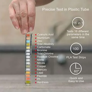 ON4HOME 16-in-1 Water Test Strips for Safe Drinking Water
