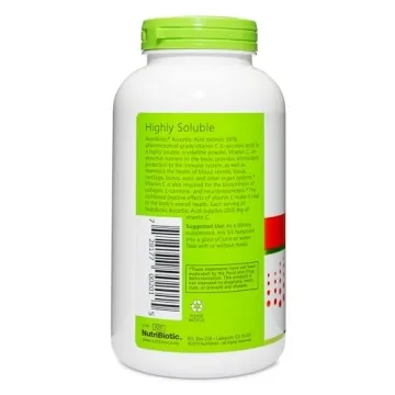 NutriBiotic Vitamin C Powder for Vital Immune Support | 2000 Mg