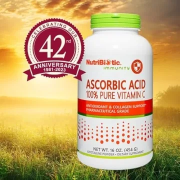 NutriBiotic Vitamin C Powder for Vital Immune Support | 2000 Mg