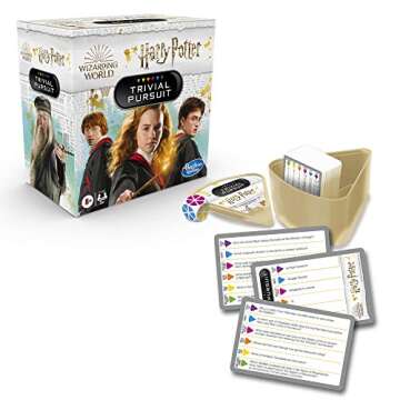 Hasbro Gaming Trivial Pursuit: Wizarding World Harry Potter Edition Compact Trivia Game, 2+ Players,...