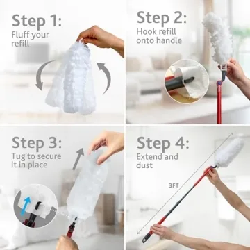 O-Cedar Flex & Catch Dusting Kit for Extended Reach