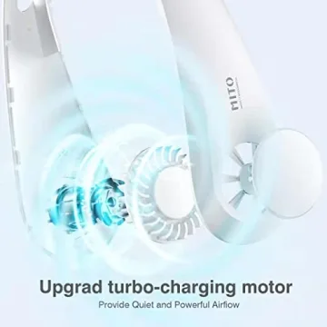 MITO Neck Fan Portable Rechargeable Cooling Design 3 Speeds