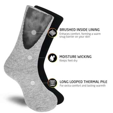Shop HOT FEET Thermal Socks for Women – Warm & Cozy!