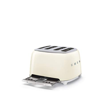 Smeg Retro 4 Slice Toaster with 6 Settings in Cream