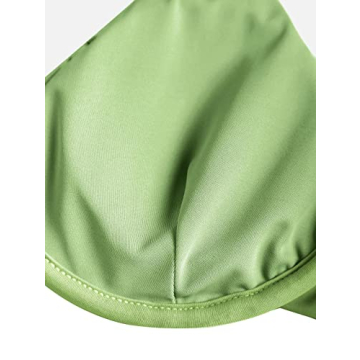ZAFUL Women's Textured Underwire Bikini Set for Beach Fun