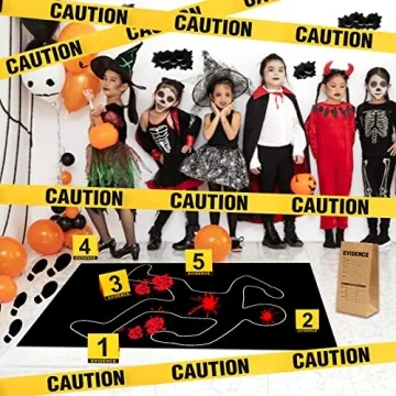 Keymall 15 Pcs Crime Scene Decoration Kit for Parties