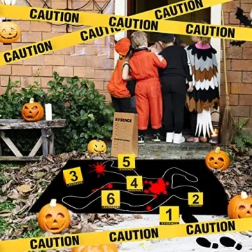 Keymall 15 Pcs Crime Scene Decoration Kit for Parties