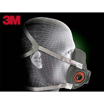3M Half Facepiece Reusable Respirator 6200 for Safety