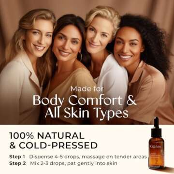 Gya Labs Organic Arnica Oil - 100% Pure Natural Arnica Carrier Oil for Skin, Massage, Aromatherapy & Soothing (1 Fl Oz)