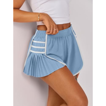 Caracilia Women Running Shorts - High Waisted Athletic Style