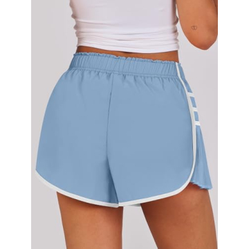 Caracilia Women Running Shorts - High Waisted Athletic Style