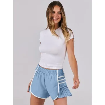 Caracilia Women Running Shorts - High Waisted Athletic Style