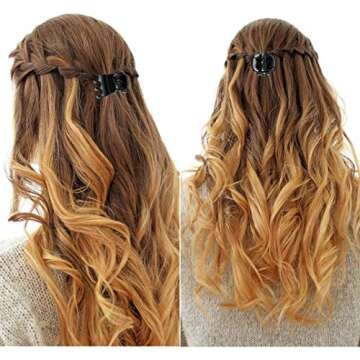 12 Pieces Hair Claw Clips Medium Size Hair Claws Hair Styling Accessories in 1.3 Inches for Women Girls