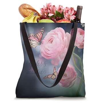 Stylish Hopeless Romantic Butterfly Tote Bag for All