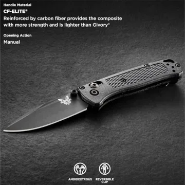 Benchmade Mini Bugout Knife - Lightweight EDC Essential