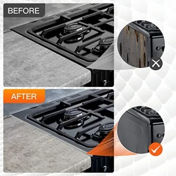 Stylish Stainless Steel Stove Gap Covers for Your Kitchen