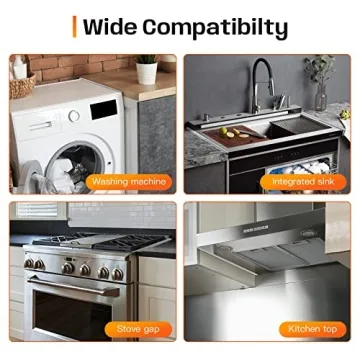 Stylish Stainless Steel Stove Gap Covers for Your Kitchen