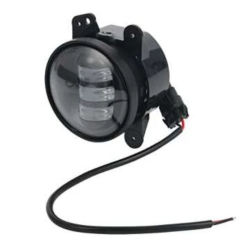 LED Fog Lights for Jeep & Dodge - 2pcs 4" 60W