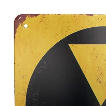 Retro Fallout Shelter Metal Sign Vintage Wall Art Decor