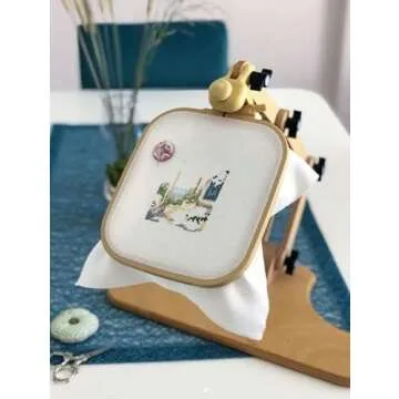 Nurge Adjustable Embroidery Seat Stand - Comfort & Style