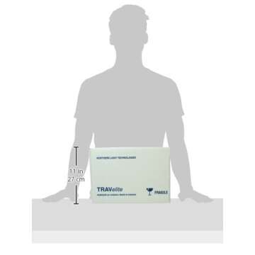 Northern Light Technology Travelite 10,000 Lux Bright Light Therapy Portable Light Box, Beige