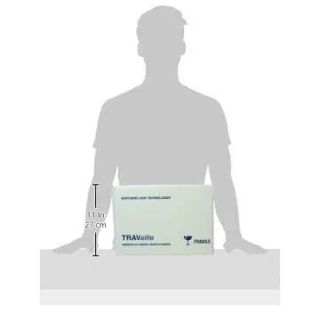 Northern Light Technology Travelite 10,000 Lux Bright Light Therapy Portable Light Box, Beige