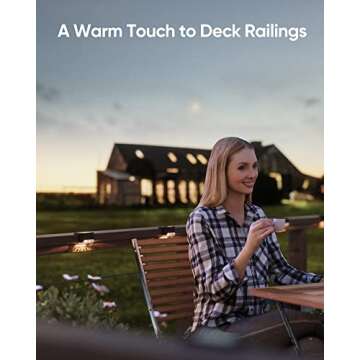 JACKYLED Solar Deck Lights 16 Pack Solar Fence Light Solar Powered Outdoor Step Light IP65 Waterproof LED Solar Pathway Light for Deck Fence Railing Garden Patio StairYard, Black