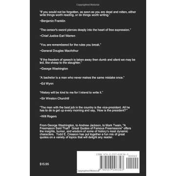 A Freemason Said That? Great Quotes of Famous Freemasons