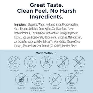 Designs for Health PerioBiotic Silver Hydroxyapatite Toothpaste - Fluoride Free Toothpaste with Oral Probiotics with Whitening Hydroxyapatite - Supports Gum Health & Remineralization (4oz Lemon)