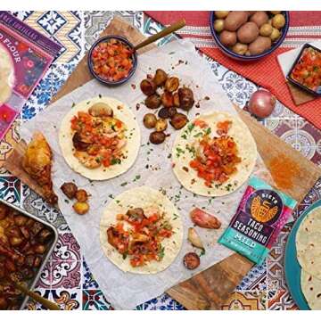 Siete Mild Taco Seasoning Mix | Gluten Free | Vegan | Paleo | Preservative Free | Whole 30 Approved ...