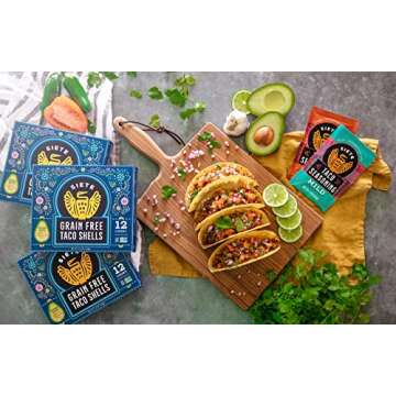 Siete Mild Taco Seasoning Mix | Gluten Free | Vegan | Paleo | Preservative Free | Whole 30 Approved (6 Packets) 42 Servings