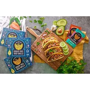 Siete Mild Taco Seasoning Mix | Gluten Free | Vegan | Paleo | Preservative Free | Whole 30 Approved (6 Packets) 42 Servings