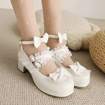 Chic LUXMAX Women Cute Lolita Shoes for Every Occasion