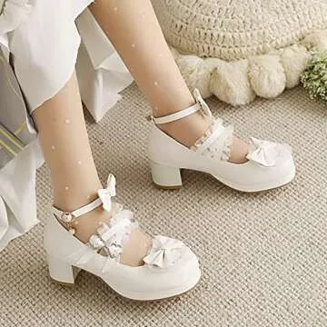 Chic LUXMAX Women Cute Lolita Shoes for Every Occasion
