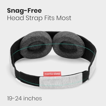 Manta Sleep Mask for Total Light Blocking and Comfort
