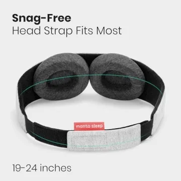 Manta Sleep Mask for Total Light Blocking and Comfort